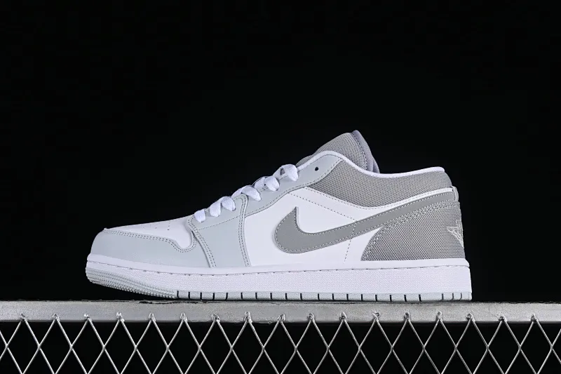 All categories Air Jordan Jordan series basketball shoes Air Jordan 1 Low Air Jordan 1 Low AJ1 Joe 1 white gray low-top cultural and leisure sports sneakers DC0774-106
